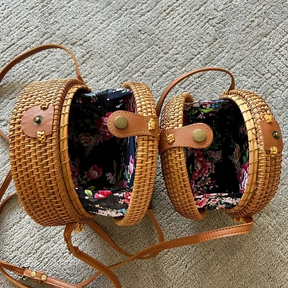 Woven Rattan Bag Set - Picture 5 of 16